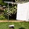 Household Essentials Galvanized Steel Onepiece Pole Clothesline T-Post